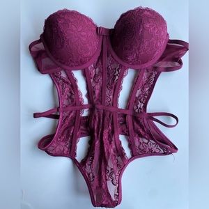 Body Rage strapless lingerie bodysuit